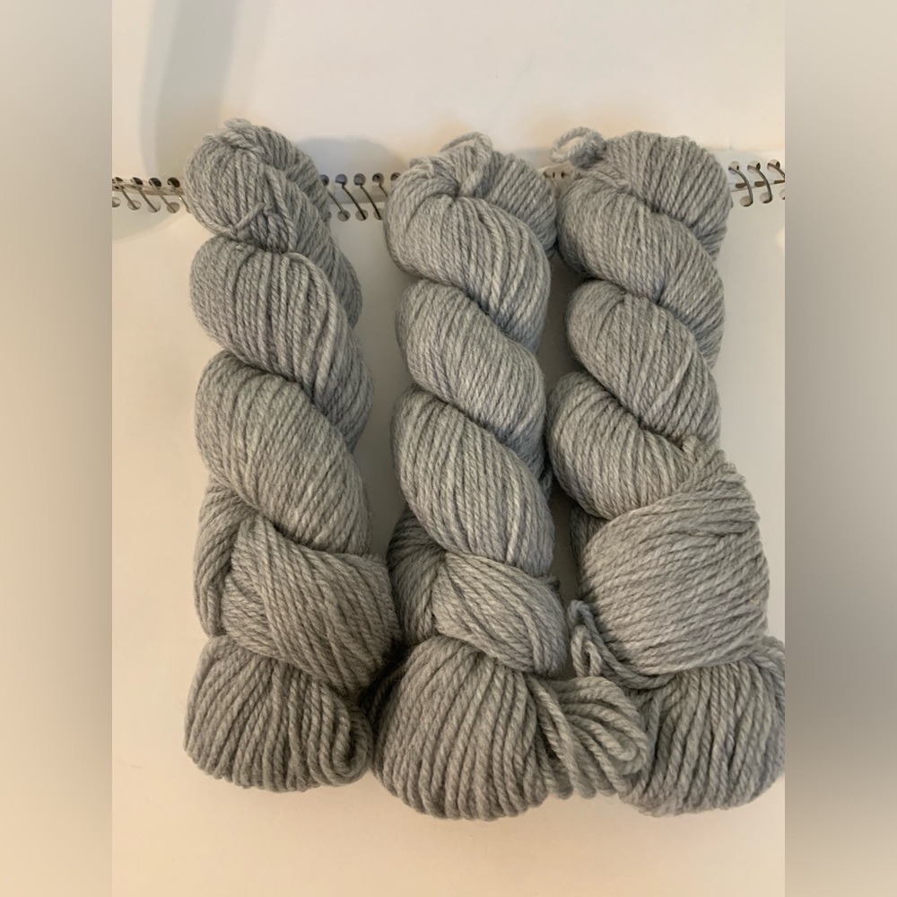 NWOT Crystal Palace Allegro DK Merino Yarn in Stone Gray 6001-Lot of 3